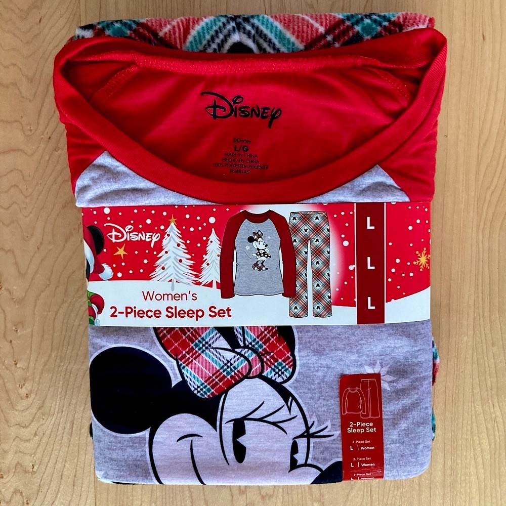 Minnie Mouse Christmas 2 piece pajama set
